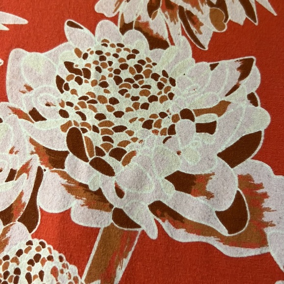 OBEY Orange Floral Dress Size M - Picture 8 of 8